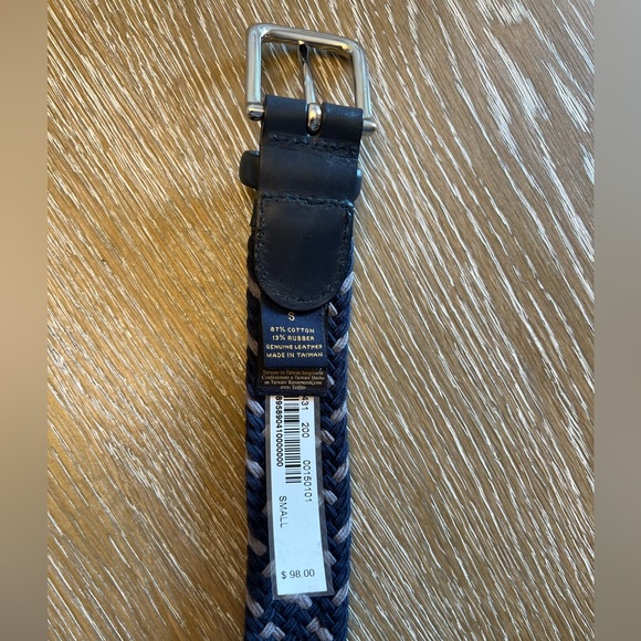 Brooks Brothers Navy Belt - Picture 3 of 4
